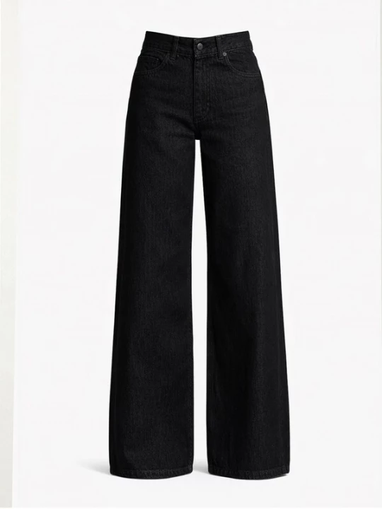Foto van product IT'S BASIC Jeans 'PALAZZO MID RISE JEANS (Lenght 30)' stone grey