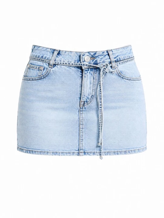 Foto van product IT'S BASIC Rok 'MINI DENIM SKIRT' lichtblauw