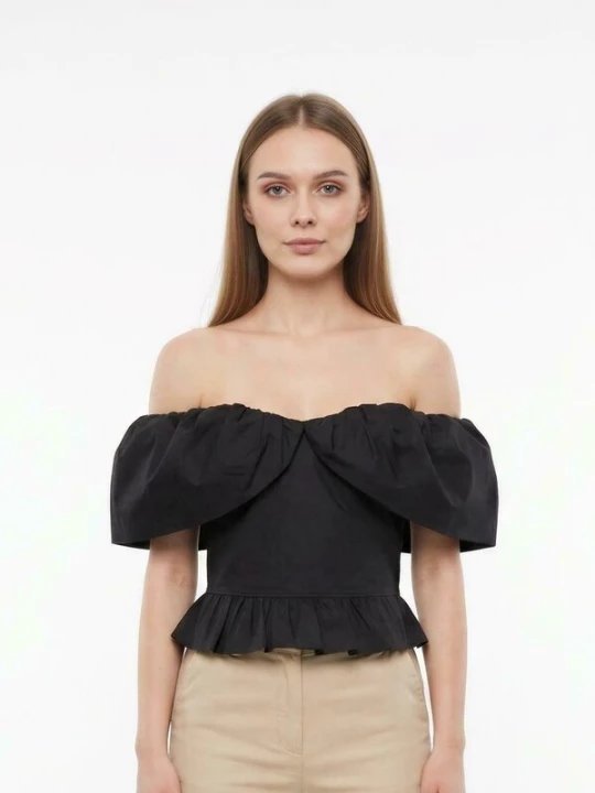 Foto van product ITS MAY Shirt ' Serena ' zwart