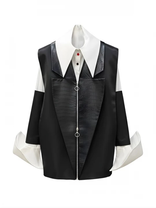 Foto van product IUnique Bodywarmer 'Luxury' zwart