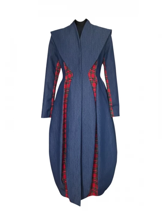 Foto van product IUnique Tussenjas blauw denim