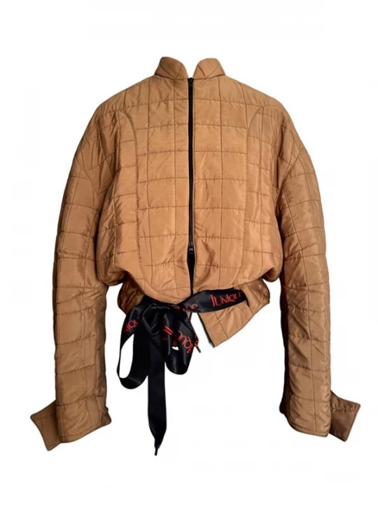 Foto van product IUnique Tussenjas 'Quilted Short Jacket' lichtbruin