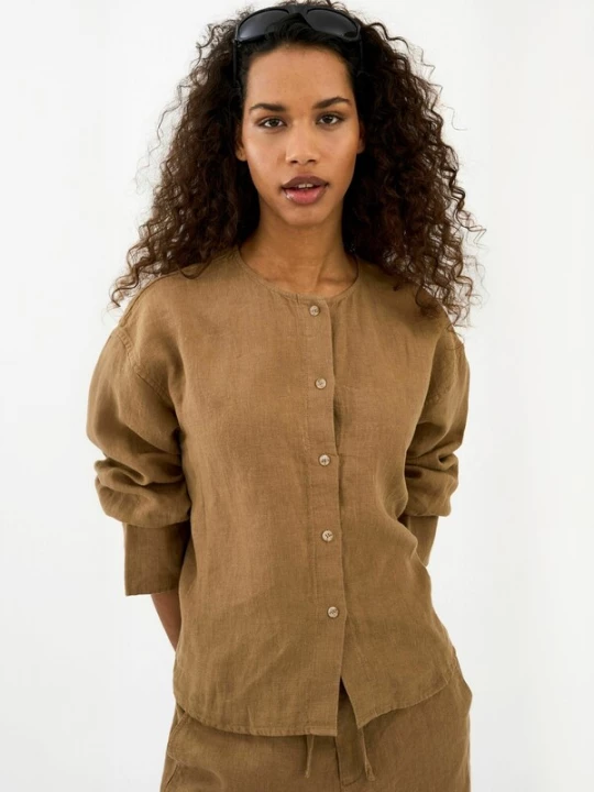 Foto van product Ivy Copenhagen Blouse 'Violet' sepia