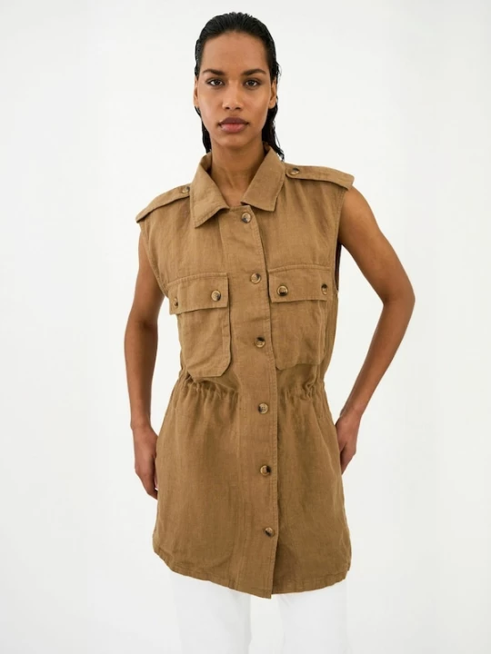 Foto van product Ivy Copenhagen Bodywarmer 'Violet' ombergrijs