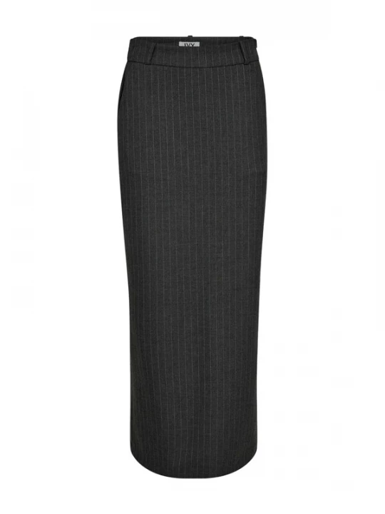 Foto van product Ivy Copenhagen Rok 'Alanis' donkergrijs / wit