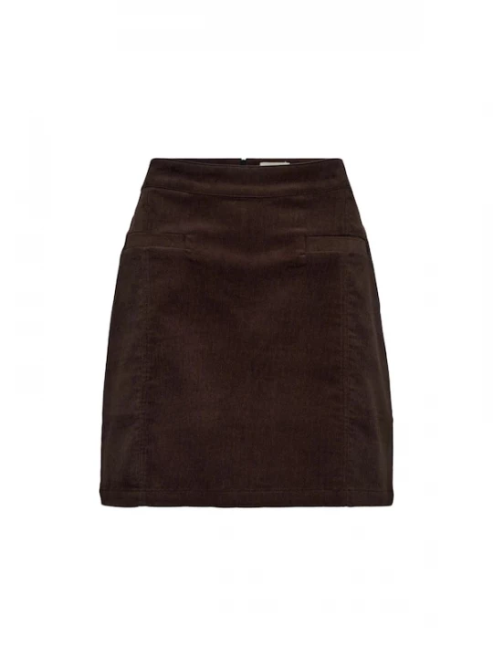 Foto van product Ivy Copenhagen Rok 'SIGN' donkerbruin
