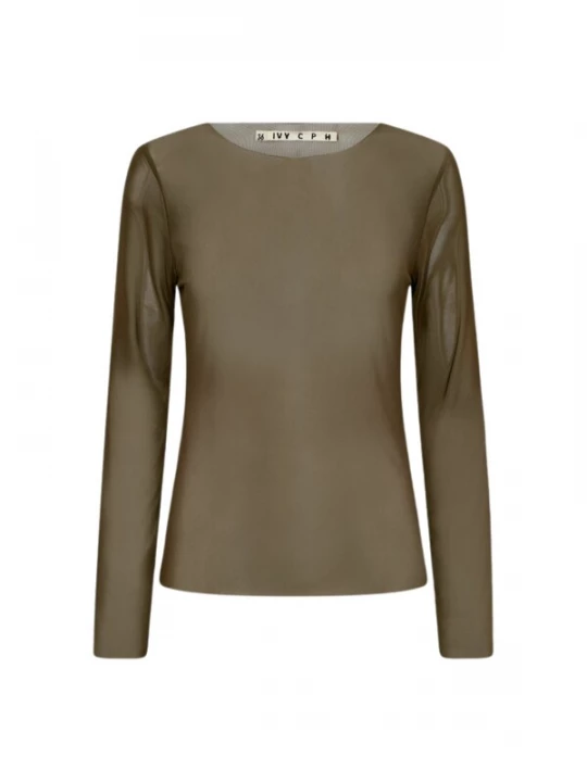 Foto van product Ivy Copenhagen Shirt ' IVY-Toulle ' bruin