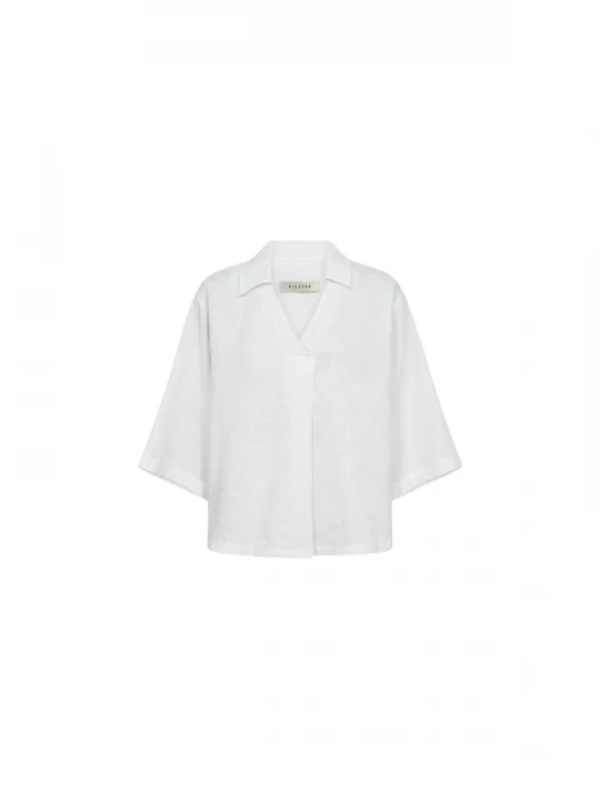 Foto van product Ivy Copenhagen Shirt ' PD-Lina Linen ' wit