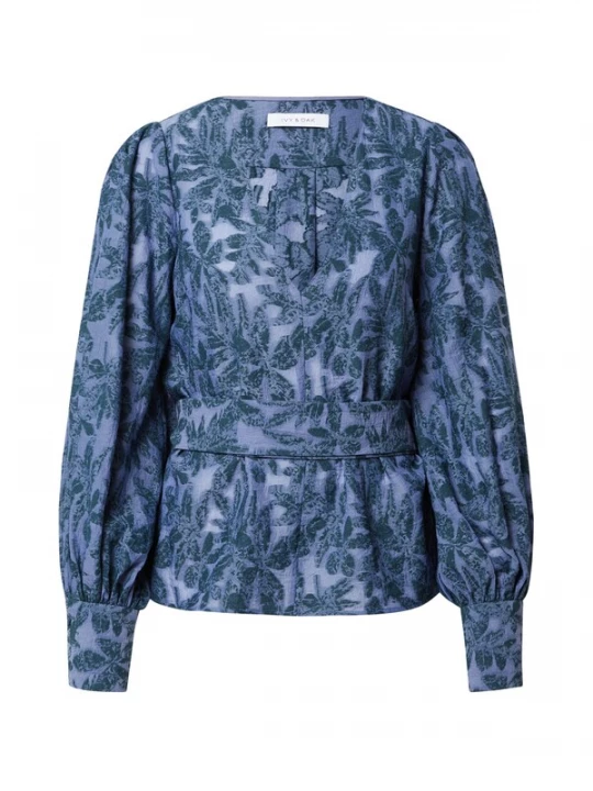 Foto van product IVY OAK Blouse duifblauw / petrol IVY & OAK