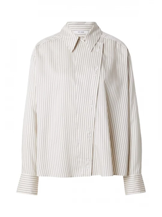 Foto van product IVY OAK Blouse 'EMIRA' crème / donkergrijs IVY & OAK