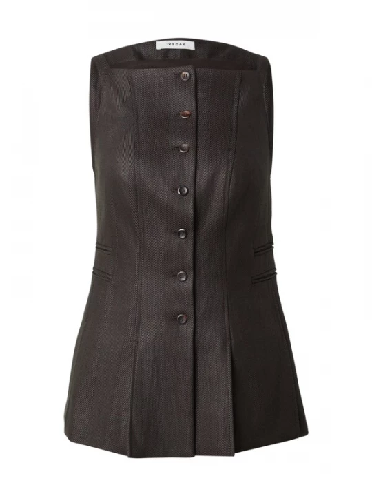Foto van product IVY OAK Gilet 'JACOBINA' donkerbruin IVY & OAK