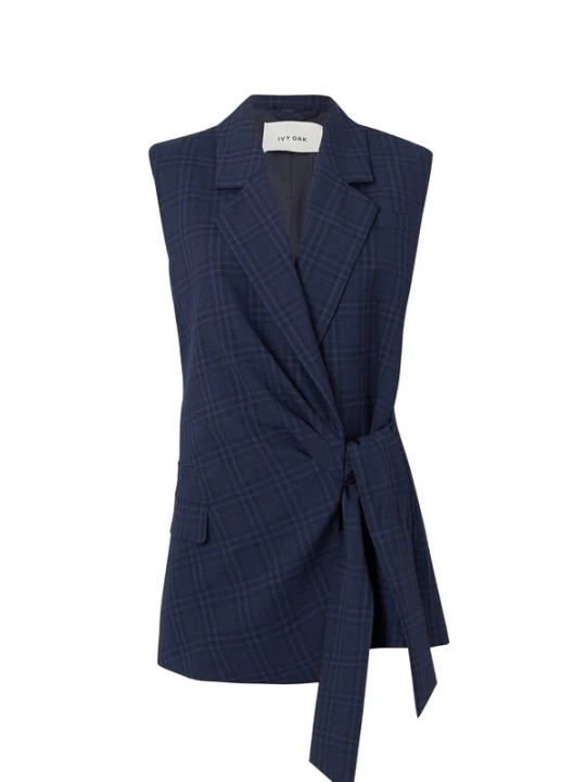 Foto van product IVY OAK Gilet 'JOELLE ROSE' navy / saffier IVY & OAK
