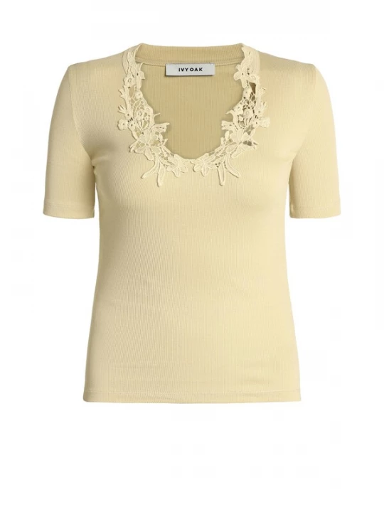 Foto van product IVY OAK Shirt 'FAYDA' geel IVY & OAK