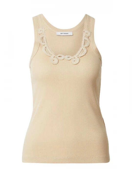 Foto van product IVY OAK Top 'FATIMA' beige IVY & OAK