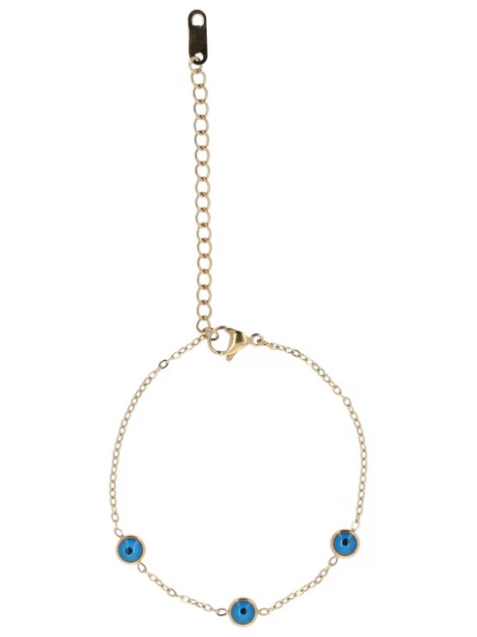 Foto van product IZIA Armband blauw / goud