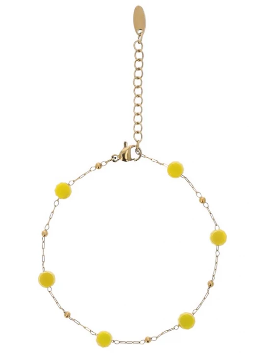 Foto van product IZIA Armband geel / goud