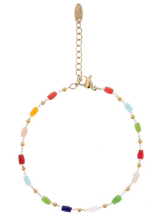 Foto van product IZIA Armband goud / gemengde kleuren
