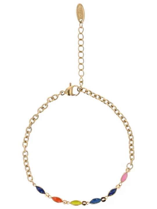 Foto van product IZIA Armband goud / gemengde kleuren