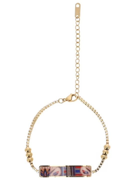 Foto van product IZIA Armband goud / gemengde kleuren