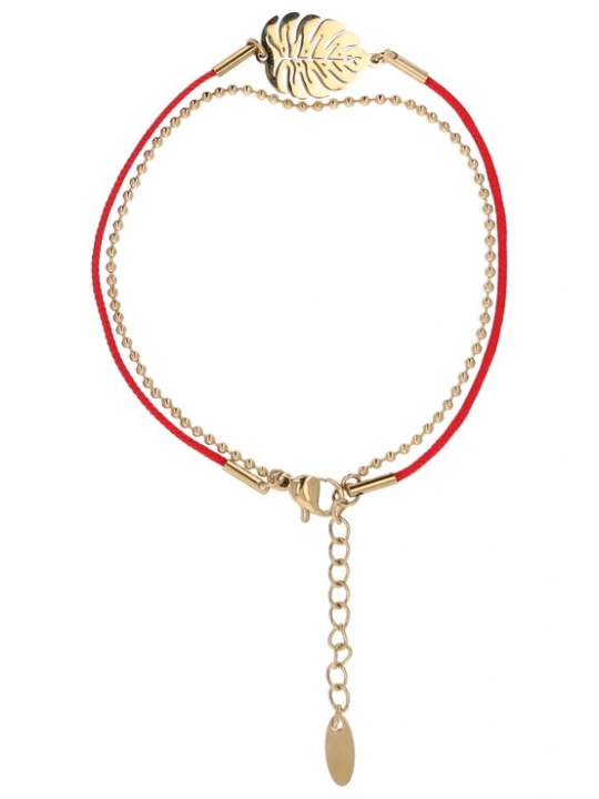 Foto van product IZIA Armband goud / rood