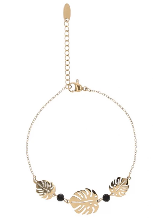 Foto van product IZIA Armband goud / zwart