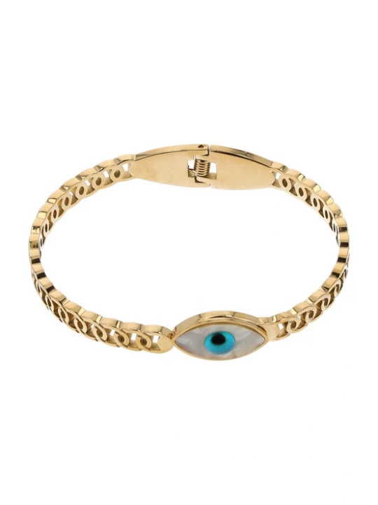 Foto van product IZIA Armband turquoise / goud