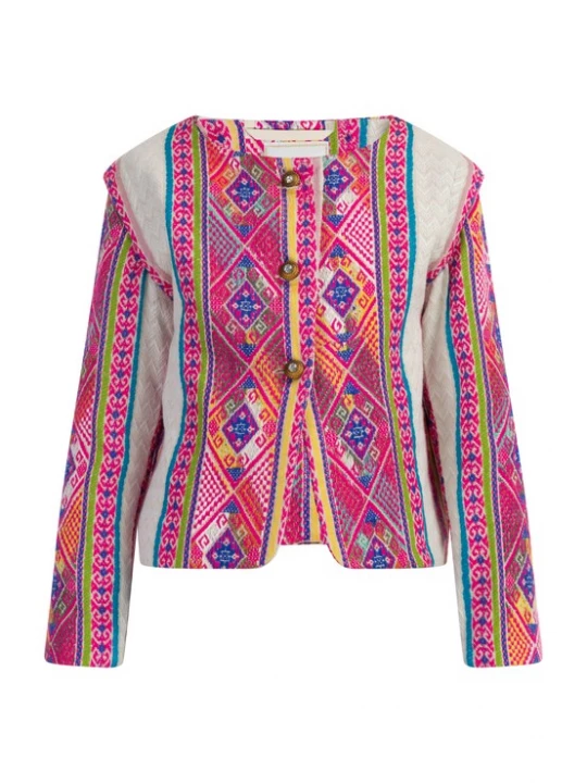Foto van product IZIA Blazer beige / blauw / geel / pink