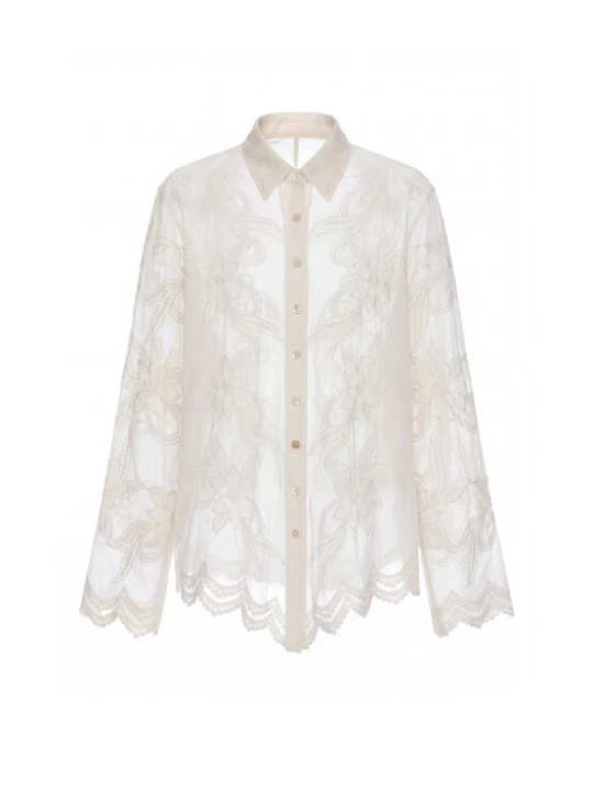 Foto van product IZIA Blouse crème / wit