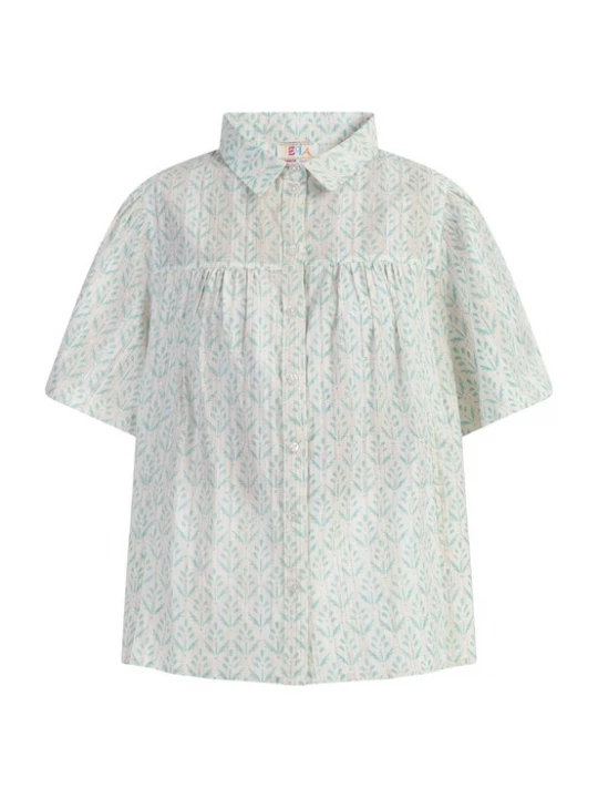 Foto van product IZIA Blouse lichtblauw / offwhite