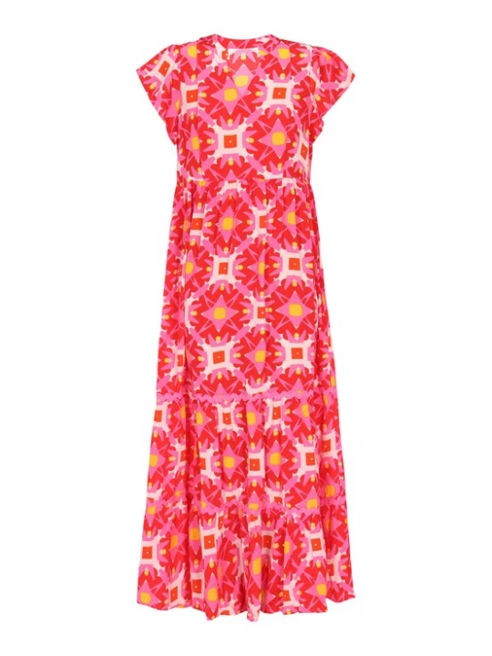 Foto van product IZIA Blousejurk gemengde kleuren / pink