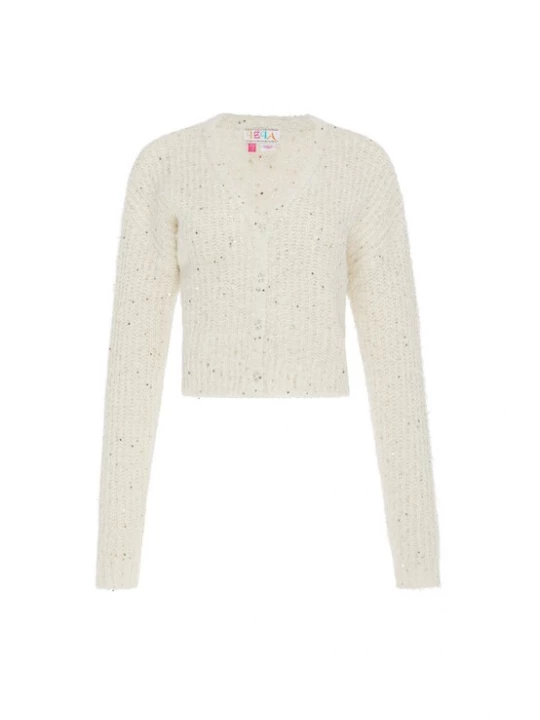 Foto van product IZIA Gebreid vest crème