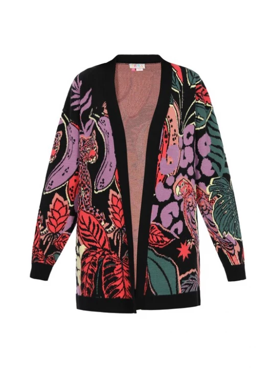 Foto van product IZIA Gebreid vest donkergroen