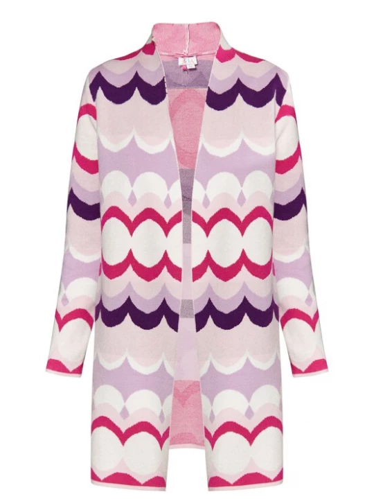 Foto van product IZIA Gebreid vest gemengde kleuren / pink