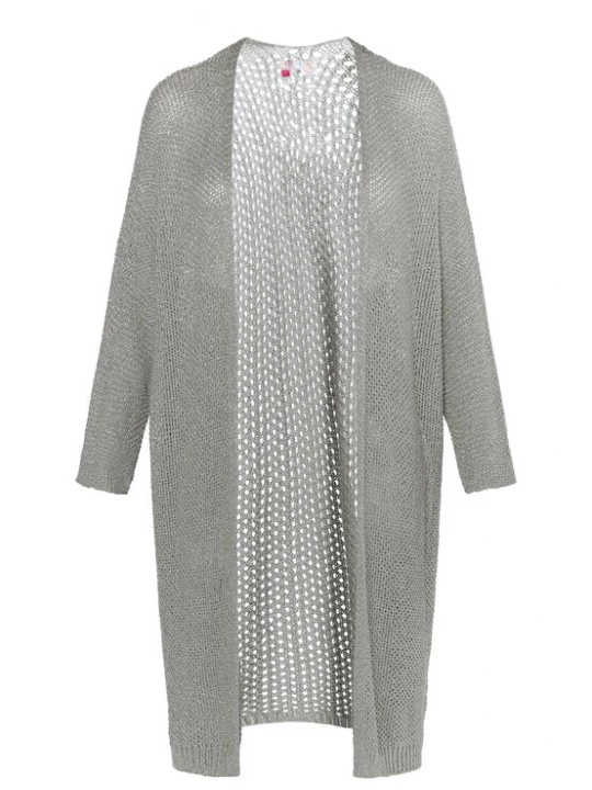 Foto van product IZIA Gebreid vest grijs