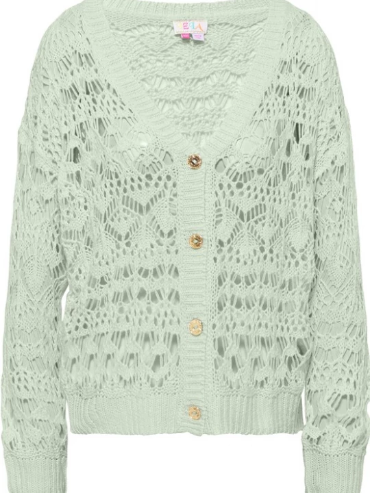Foto van product IZIA Gebreid vest mintgroen
