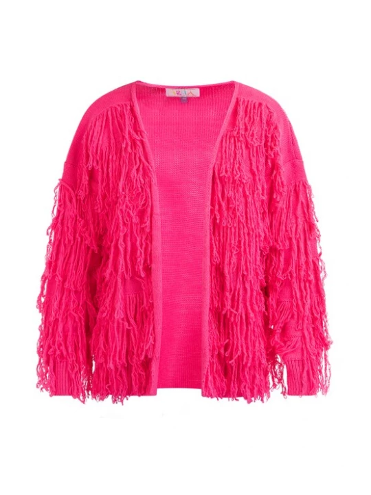Foto van product IZIA Gebreid vest neonroze