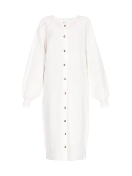 Foto van product IZIA Gebreid vest offwhite