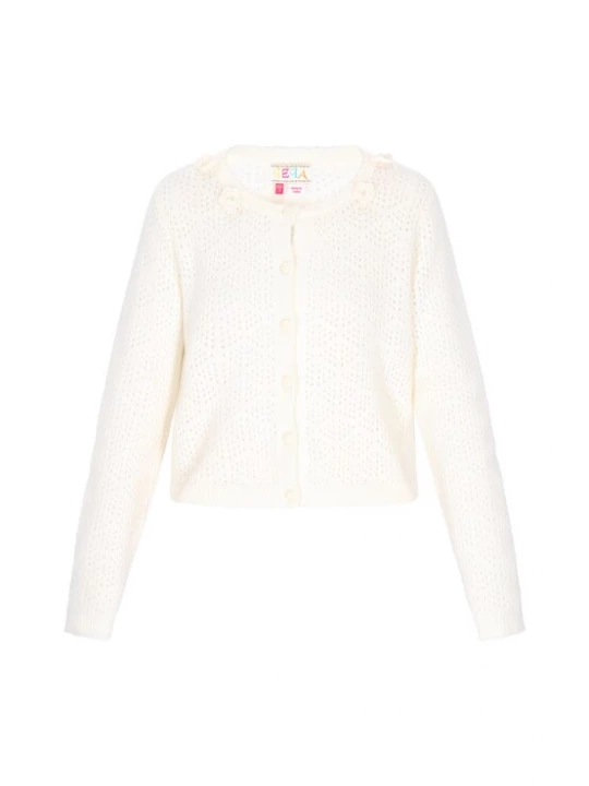 Foto van product IZIA Gebreid vest offwhite