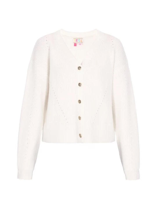 Foto van product IZIA Gebreid vest offwhite