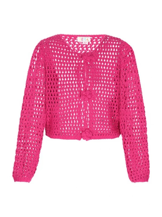 Foto van product IZIA Gebreid vest pink