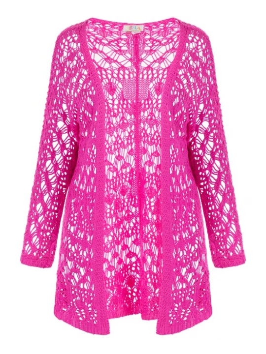 Foto van product IZIA Gebreid vest pink