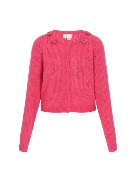 Foto van product IZIA Gebreid vest pink