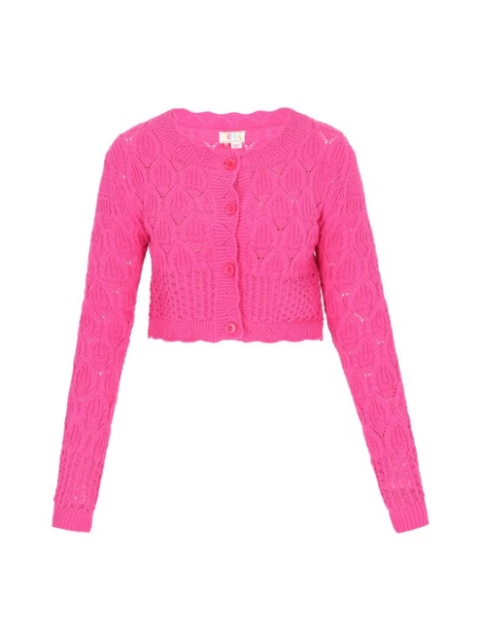 Foto van product IZIA Gebreid vest pink