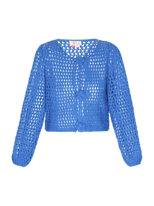 Foto van product IZIA Gebreid vest royal blue / koningsblauw