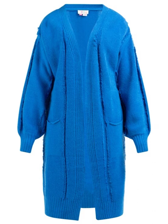 Foto van product IZIA Gebreid vest royal blue / koningsblauw