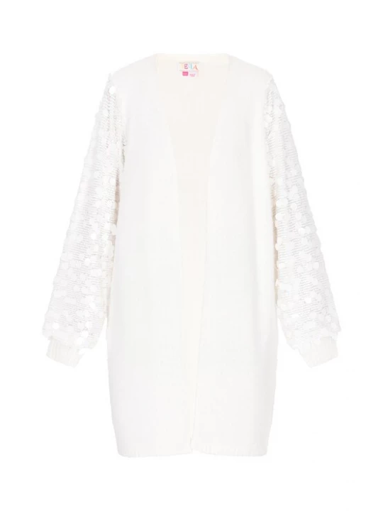 Foto van product IZIA Gebreid vest wit