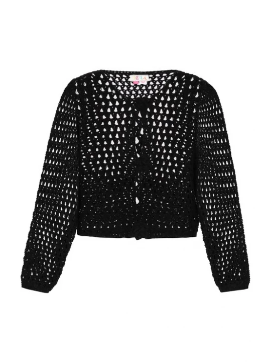 Foto van product IZIA Gebreid vest zwart