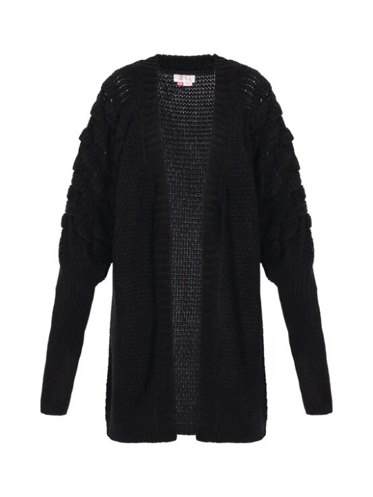 Foto van product IZIA Gebreid vest zwart