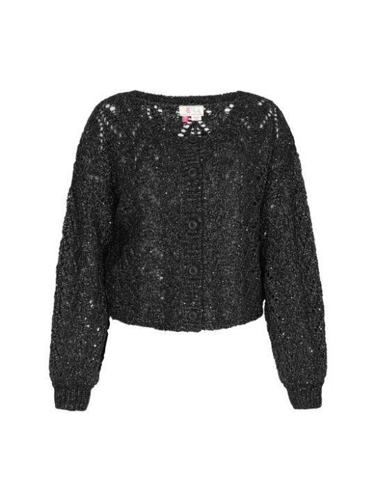 Foto van product IZIA Gebreid vest zwart