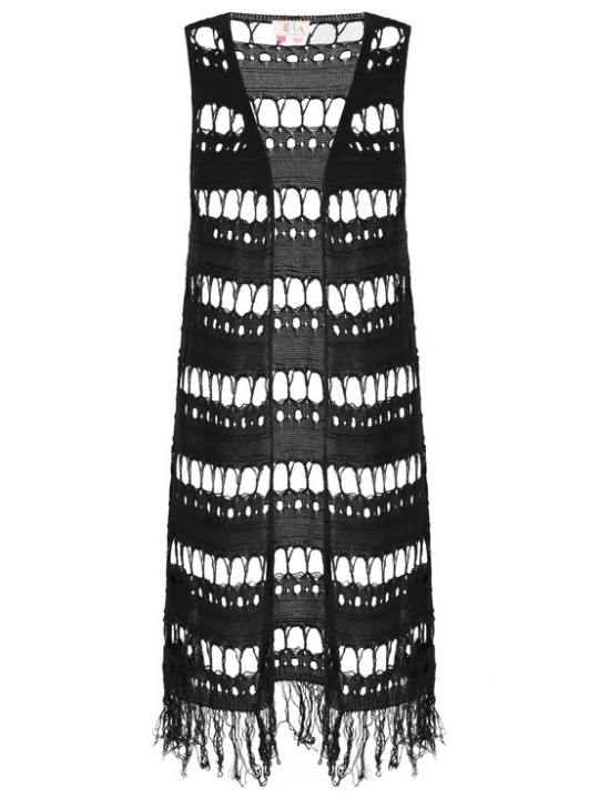 Foto van product IZIA Gebreide bodywarmer zwart